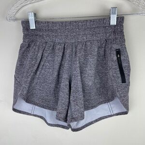 Lululemon Women’s Sz 4 Running Grey Lined Shorts